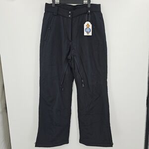 Polar Edge Silver Series Black Ski Snowboard Pants Waterproof Windproof Men's M